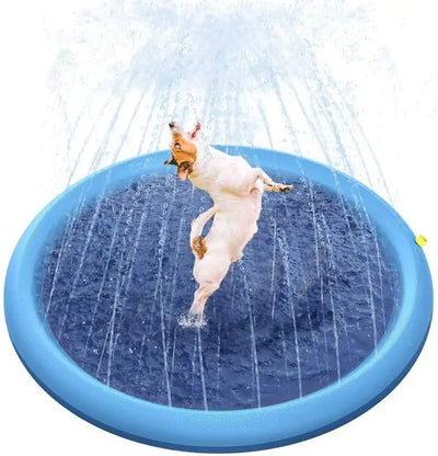 AquaPlay Pet Sprinkler Mat: Inflatable Cool Pad