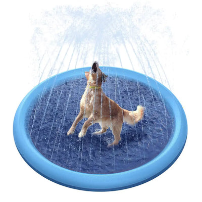 AquaPlay Pet Sprinkler Mat: Inflatable Cool Pad